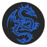 BLUE DRAGON ROUND STICKER BLUE DRAGON ROUND STICKER