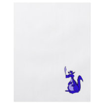 Blue Dragon with smoke Flyers