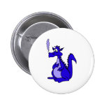 Blue Dragon with smoke Pins