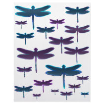 Blue Dragonflies letterhead by dragonfly_art Blue Dragonflies letterhead