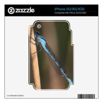 Blue Dragonfly iPhone 2G/3G/3GS Skin Skin For Iphone 2g