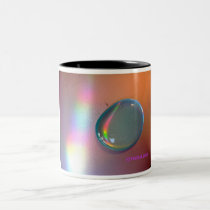 blue drop mugs by YetiGirl blue drop mugs