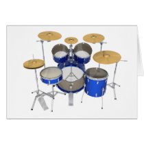 Blue Drum Kit: Cards