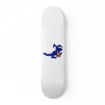 Blue Drummer Dragon Skate Board