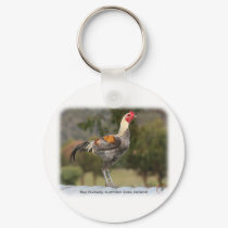 Blue Duckwing Australian Game Cockerel 9Y557D-006 keychains
