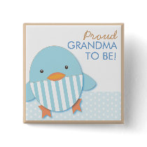 Blue Ducky Proud Grandma Pin