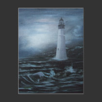 Blue Dusk Postcard by twincoveart Blue Dusk Postcard