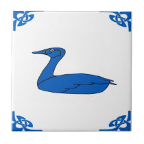Blue Dutch Duck tiles