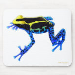 Blue Dyeing Poison Dart Frog Mousepad