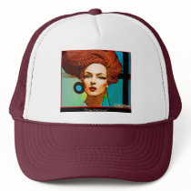 "Blue Earring" Classic Hat by cstaley416 "Blue Earring" Classic Hat