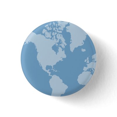 Blue Earth Button by thehealinghand