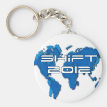 Blue Earth Shift 2012 Keychains