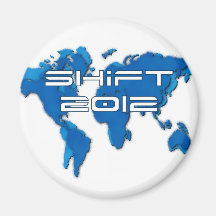 Blue Earth Shift 2012 Magnets