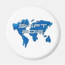 Blue Earth Shift 2012 Refrigerator Magnet