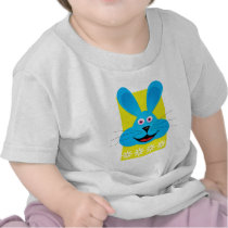 Blue Easter Bunny t-shirts