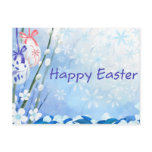 Blue Easter Post Card