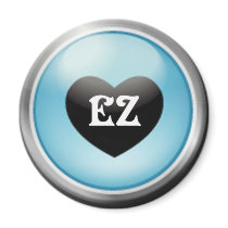 Blue Easy magnets by artworkbydarlene Blue Easy magnets