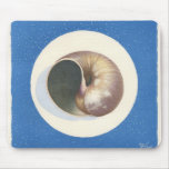 BLUE ECHO SHELL ECHOING HI RES MOUSEPAD