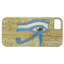 Blue Egyptian Eye of Horus iPhone 5 Case