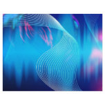Blue Electric Audio Waveform Abstract Flyer