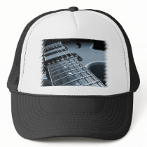 Blue Electric Guitar Close-up hats