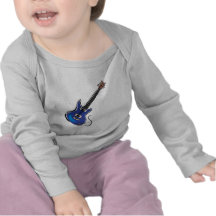 blue electric guitar shirts