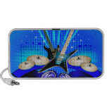 Blue Electric Guitars, Drums & Speakers speakers