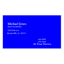Blue Electric Guitars, Drums & Speakers Business Card Templates