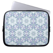 Blue Elegant Pattern Laptop sleeve laptop sleeves