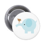 Blue Elephant Button