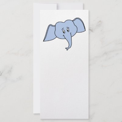 Elephant Face Cartoon