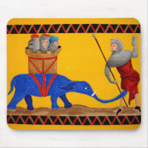 Blue Elephant Mousepad by dkpalmer Blue Elephant Mousepad
