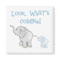 Blue Elephant Pregnancy magnets by maternity Blue Elephant Pregnancy magnets
