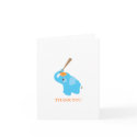Blue Elephant Thank You Card card