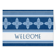Blue Employee Welcome to the Team Card