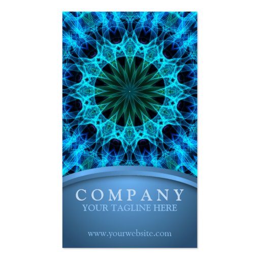 Blue Energy Business Card Templates (front side)