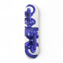 Blue Enlightenment skateboards by HaroldFredShort Blue Enlightenment skateboards