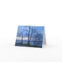 Blue Evening on the Lake Notecard