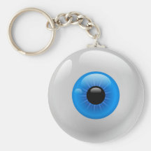 BLUE EYE BALL KEYCHAINS