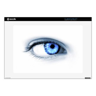 Blue Eye Decals For 15&quot; Laptops