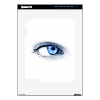 Blue Eye Decals For iPad 3