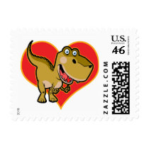Blue eye Dino Stamp
