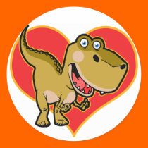 Blue eye Dino stickers