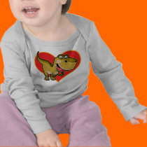 Blue eye Dino t-shirts