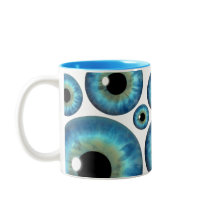 Blue Eye Iris Cool Custom Mug