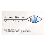 Blue Eye Optometrist & Eye Care Business Card