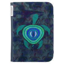 Blue Eye Turtle Kindle Keyboard Case
