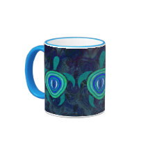 Blue Eye Turtle Mugs