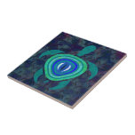 Blue Eye Turtle Tile