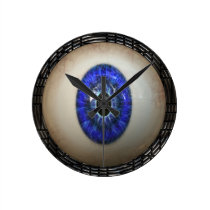 Blue eye wall clock wall clocks